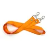 Visita Lanyard para Permiso de Trabajo Kaka Pase de Puerta para Competencia Lanyard con Doble Gancho y Doble Agujero Portapase de Admisión Titular de Posición Transparente Doble