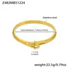 Pulseira de Aço Inoxidável com Fecho Total de Zircônia Diamantada Banhada a Ouro 18K, Pulseira de Moda Versátil Leve de Luxo com Personalidade Ins Europeia e Americana