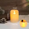 Velas Eletrônicas de LED, Velas Falsas Simuladas, Luzes Decorativas, Enfeites Românticos de Casamento, Adereços, Luzes de Atmosfera de Vela Transfronteiriças