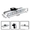 Venta Directa de Fábrica Control Remoto con Cable 12V Uno a Cuatro 16LED Luz de Parrilla para Coche Ultrabrillante Tipo Clip Luz Estroboscópica
