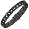 Pulsera Magnética de Cobre Rojo Antiguo Galvanizado con Patrón de Tortuga de Amazon, Pulsera Magnética Desmontable para Hombre, Venta al por Mayor Transfronteriza