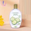 Botella plana transparente de PET de 230 ml fábrica de Guangzhou flip Gel de Ducha Champú botella de plástico