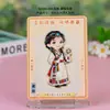 Imanes de Nevera de Aleación de Minorías Étnicas Guizhou Fénix Cultural y Creativo Chica Étnica Linda Viaje Magnético Imanes de Nevera de Metal