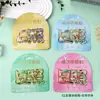 Ímãs de geladeira Rizhao com fontes metálicas, lembranças de viagem, produtos culturais e criativos da moda, presentes no atacado