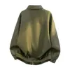 Nuevo conjunto de dos piezas de moda otoñal para hombre, chaqueta bomber con cuello alto, traje para hombre con un estilo de chaqueta de béisbol casual y relajado