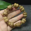 Pulsera con Forma de Calabaza de Madera, Pulsera de Sándalo, Cuentas de Buda de la Fortuna, Joyería de Moda para Hombres y Mujeres, Cuentas de Oración, Regalos al por Mayor