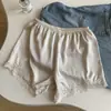Calcinhas de Renda para Mulheres, Shorts de Segurança Finos de Verão Anti-Exposição, Shorts Respiráveis Amigáveis à Pele para Controle da Barriga em Casa