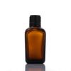 Botella Cuadrada Marrón para Aceites Esenciales, Botella de Spray a Prueba de Luz, Frasco Gotero para Reactivos, Botella de Vidrio Cosmética, Botella de Vidrio Recargable al por Mayor