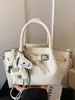 Tendência de Moda Nova Primavera 2026 Bolsa de Ombro Feminina Bolsa de Mão Casual Simples Grande Capacidade Bolsa Transversal