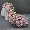 Flor Artificial Banquete de Cumpleaños Cascada Flor de Mesa Flor Colgante Tira de Flores Exhibición de Belleza Fila de Flores Colgantes Escenario de Boda Decoración de Compromiso Flor