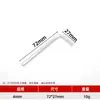 Llave Hexagonal Manual de Cabeza Plana 1.5-42mm Llave Hexagonal Corta de Cabeza Plana Destornillador Llave Hexagonal en Forma de L
