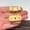 Madeira de Pessegueiro Antiga Quatro Vias Riqueza, Paz e Alegria Conjunto de Duas Peças DIY Acessórios para Joias de Contas Budistas Pulseira Pingente Artigo