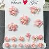 Ins Estilo Nail Art Material Saco Amarelo Rosa Resina Arco Nail Art Jóias Misturado Brincos Luminosos Nail Art Ornamentos de Diamante