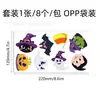 Wt052 Exportación de Amazon Linterna de Calabaza de Halloween Traje de Fantasma Murciélago Pegatina para Maleta Impermeable Patineta
