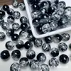30 Colores 8-10MM Cuentas de Cristal Agrietado Hielo Agrietado Cuentas Glaseadas Alma de Hielo Cuentas Sueltas para Manualidades Joyería