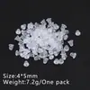 Accesorios para Joyería DIY Tapones para Oídos de Silicona con Forma de Bala Tipo Frisbee Tapones y Tapones Cilíndricos Transparentes de Flor de Ciruelo Pequeña Materiales