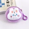 Porta-moedas de Pelúcia Desenho Animado Mini Fofo Macio Moe Bolsa de Armazenamento de Moedas Estudante Portátil Bolsa para Fones de Ouvido Armazenamento
