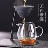 Colador de Té de Mineral No Poroso para Uso Doméstico, Accesorio de Filtro de Té, Colador de Té y Filtro de Té Integrados en Taza de Feria para Preparar Té