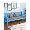 Sofá de Madera Maciza para Sala de Estar en Casa, Estilo Chino Nuevo Minimalista Moderno de Madera, Banco Combinado Fijo Multifuncional para Apartamento Pequeño Personalizable