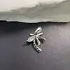 Joias Artesanais DIY Personalizadas de Alto Padrão para Comércio Exterior Transfronteiriço Acessórios de Pingente Micro-Incustados de Zircônia de Cobre Colar de Trevo de Quatro Folhas