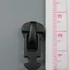 No. 5 Tiradores de Cremallera, Tirador de Nailon Negro por Electroforesis, Tirador de Cremallera Metálico para Bolsos y Ropa, Tirador de Cremallera de Aleación de Zinc