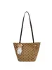 Bolso Tote de Gran Capacidad con Lunares Estilo Coreano Otoño 2026 Nuevo Bolso de Hombro Retro Marrón Moderno Versátil Bolso para el Trabajo