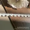 Em estoque Novo Lolita Bordado Solúvel Em Água Lace Leite Seda Único Lado Flor Onda Lace Lace Código De Barras
