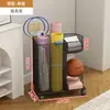 Cesta de Almacenamiento para Esterillas de Yoga, Estante de Almacenamiento para Equipos Deportivos y de Fitness en Casa, Estante de Almacenamiento Doméstico para Rellenar Espacios para Bádminton y Baloncesto