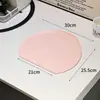 Tábua de corte de TPU meio redonda antibacteriana e resistente a mofo, tábua de corte de cozinha, tábua de corte segura para bebês, tábua de corte de plástico sem marcas de faca, em forma de D