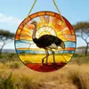 Adornos redondos colgantes temáticos de animales de acrílico transfronterizos, adecuados para uso en interiores y exteriores como atrapasoles