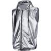 Chaleco de rendimiento para hombre europeo y americano transfronterizo 2025, abrigo de moda brillante deportivo talla grande casual con capucha para hombre