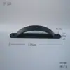 Plástico Nylon Preto Grosso Puxador de Porta Puxador Tábua de Corte Porta de Armário Equipamento Caixa Elétrica Máquina de Gabinete Gaveta Guarda-roupa Puxador de Mala