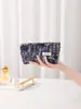 Nuevo Fresco Artístico Algodón y Lino Bordado Flor Bolsa Cosmética Alto Valor de Color Gran Capacidad Bolsa de Almacenamiento Portátil Monedero