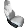 Adecuado para Cojines de Asiento Especiales para Geely Galaxy M7, Fundas de Asiento Universales para Todas las Estaciones, Fundas de Asiento Ventiladas de Gamuza Semi-Cubiertas