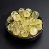 Atacado de fábrica bola de cristal natural bola de cristal amarela do Brasil pedra citrino bola mini polida acessórios de joalheria