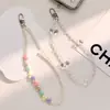 Cadena para Teléfono Corta con Forma de Corazón Estilo Ins Coreano para Niñas, con Park Chae-Young/Jennie, Cadena con Colgante de Perlas con un Diseño Único