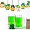 Temu St Transfronterizo. Adornos Decorativos de Madera del Día de San Patricio Tema Duende Trébol Irlandés Decoraciones para Fiesta