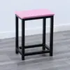 Bancos de Taller, Bancos de Operación de Fábrica, Bancos de Trabajo, Taburetes Cuadrados Pequeños de Acero y Madera, Bancos de Hierro para Comida Rápida, Bancos Metálicos de Entrenamiento