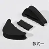 Plantillas para puntera de zapato de tacón alto, disponibles en negro y beige, diseñadas para ajustarse a zapatos más grandes, proteger los dedos de los pies, prevenir el dolor, proporcionar agarre antideslizante y evitar el deslizamiento del talón; ajuste universal