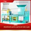 Máquina de briquetagem de palha de reprodução, enfardadeira de silagem de fardos quadrados, enfardadeira de ensacamento de forragem verde, máquina de briquetagem de palha
