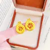Colgante de Aleación de Cobre Dorado Simulado de Buena Fortuna para Mujer Diseño de Nicho Accesorio de Cadena para Suéter