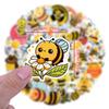 55 nuevos adhesivos de graffiti de insectos abeja abeja decorativos para equipaje scooter caricatura adhesivos fabricantes venta al por mayor