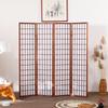 Biombo Plegable Estilo Japonés para Sala de Estar, Oficina Móvil Plegable Moderna, Vestíbulo, Celosía de Madera Maciza, Accesorios para Fotos, Apartamento Pequeño