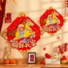 2026 Año del Caballo Nuevo Zodiaco Caballo Real Bendición Pegatina de Puerta Decoración de Puerta de Entrada del Hogar Festival de Primavera Bendición Pegatina de Bendición de Año Nuevo