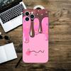 Capa de Celular iPhone15 Waffle Geleia Gotas de Água