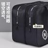 Bolsa de aseo para hombre de doble capa con separación seca y húmeda transfronteriza, de viaje, portátil, de alto nivel, gran capacidad, bolsa de almacenamiento de maquillaje al por mayor