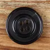 Botones Convexos Pequeños de Doble Agujero de Cuerno Natural para Abrigos, Chaquetas, Trajes, Pantalones y Accesorios de Ropa, Botones Versátiles