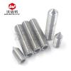 Tornillo de apriete con cabeza hexagonal de acero inoxidable Wobaite 304, tornillo de cola puntiaguda, tornillo de arroz sin cabeza M4