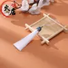 Marcador de Página Chinês Tradicional com Borla Feito à Mão Pingente de Borla Decoração para Capa de Celular Borla Esmaltada Coroa