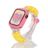 Nova Corda de Guarda-chuva Trama de Nylon para iwatch8SE Geração Apple applewatch Relógio Feminino Corda Torcida